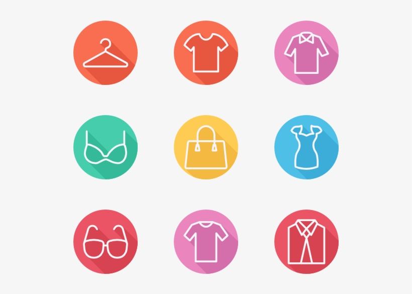 Clothes And Fashion Accessories - Fashion Flat Icon Png, transparent png