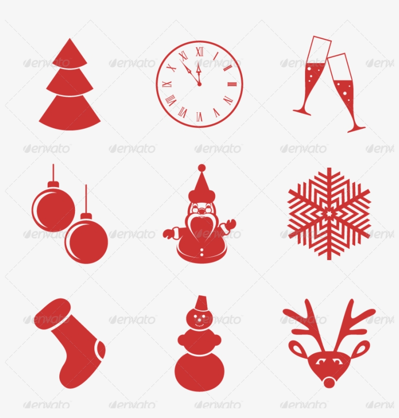 New Year Icons - Circle, transparent png