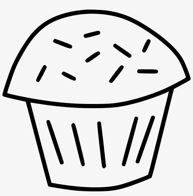 Pastry Cup Cake New Year Sweet Dessert Comments - Vector Graphics, transparent png