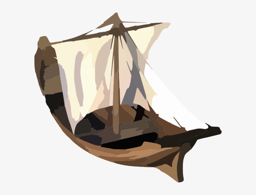 Small - Old Fishing Boat Png, transparent png