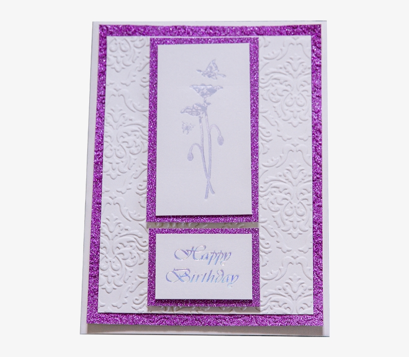 Flowers With Butterflies Die - Paper, transparent png