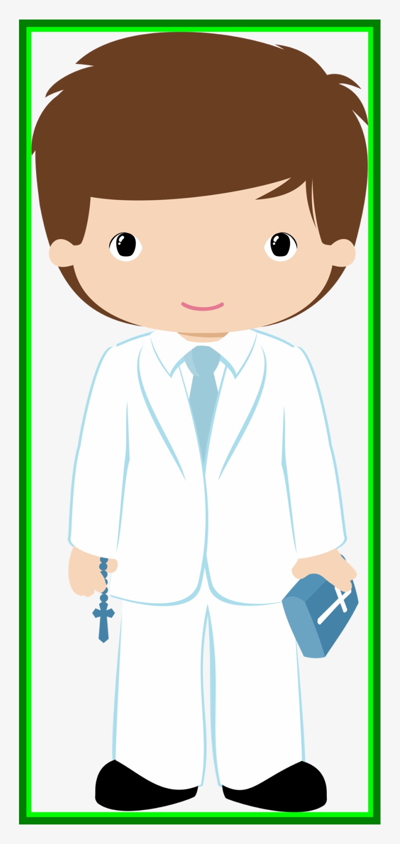 Marvelous Zwd Watch Dressup Boy Png Minus Clipart Of - Clipart Communion Boy Png, transparent png