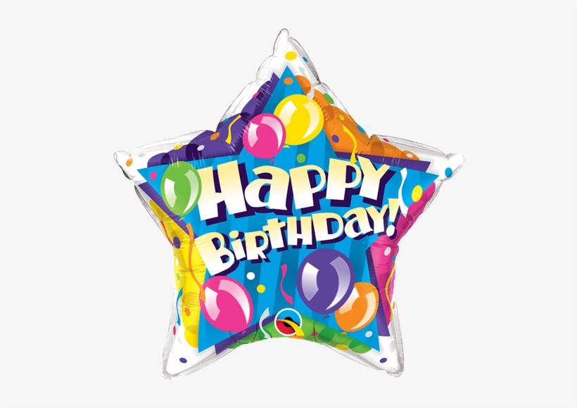 Star Birthday Sparkling Balloons Star - 18" Star Shape Birthday Sparkling Balloons Foil Balloon, transparent png
