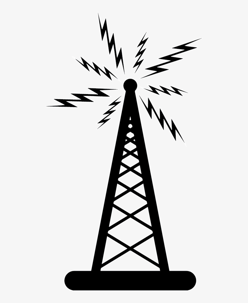 High Speed Internet In The Country - Radio Tower Vector, transparent png