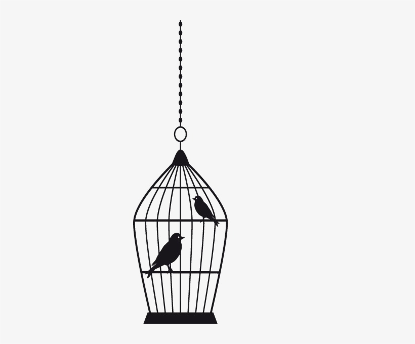 Caged Bird Png Image - Bird Cage Vector, transparent png
