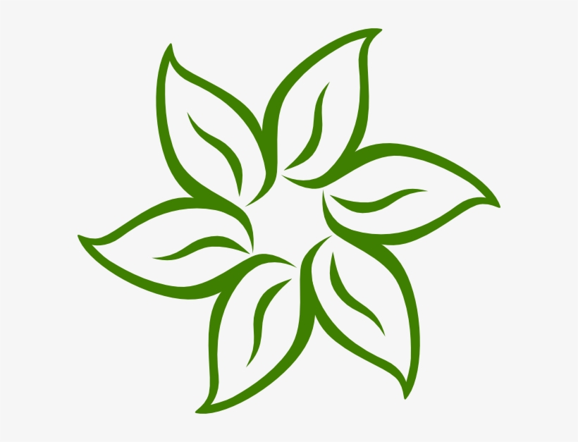 Flower - Clipart Flowers Design Black And White, transparent png