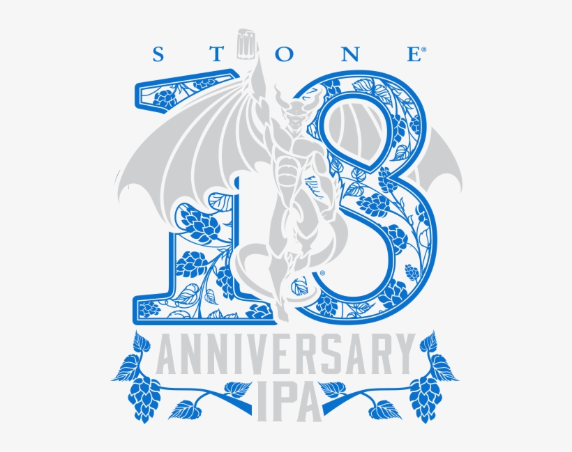 Stone 18th Anniversary Ipa - Anniversary, transparent png