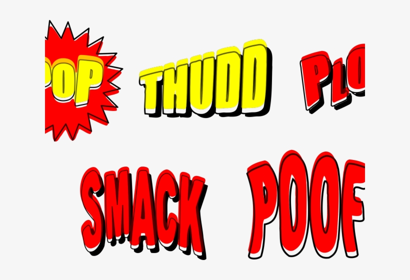 Special Effects Clipart Comic Book - Sound Effects Clipart, transparent png