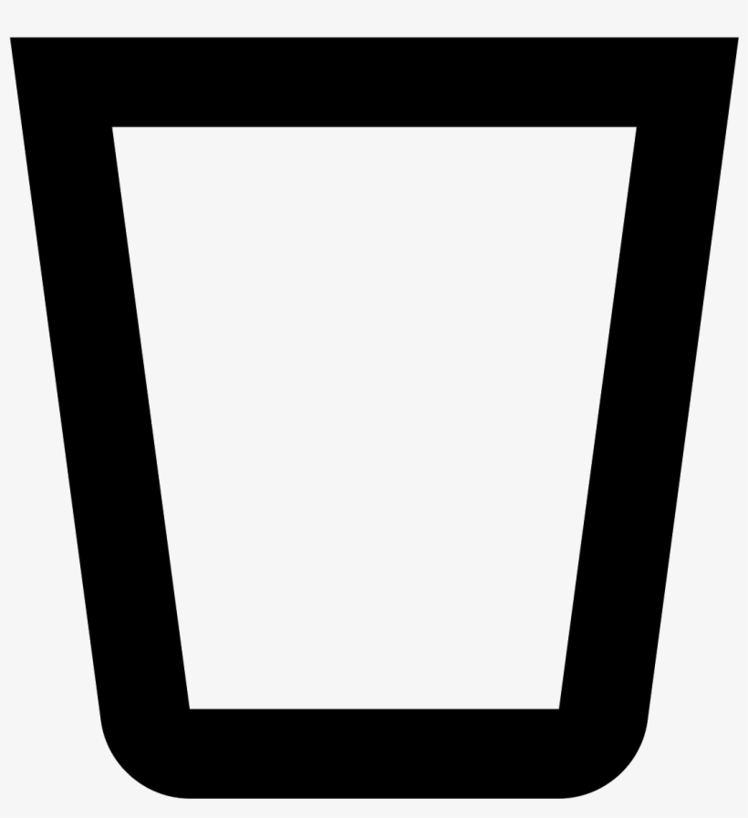 Empty Trash Icon - Display Device, transparent png