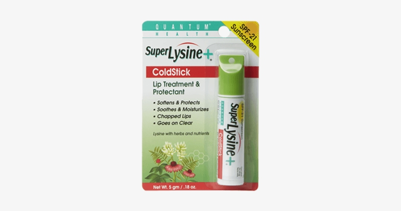 Quantum Nutrition Inc - Super Lysine Plus Coldstick With Spf21 Quantum 1 Stick, transparent png