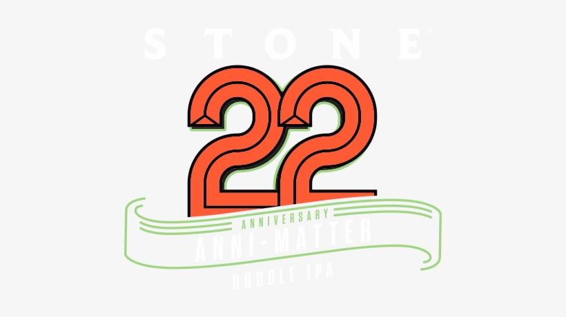 Stone 22nd Anniversary Anni-matter Double Ipa - Logo, transparent png
