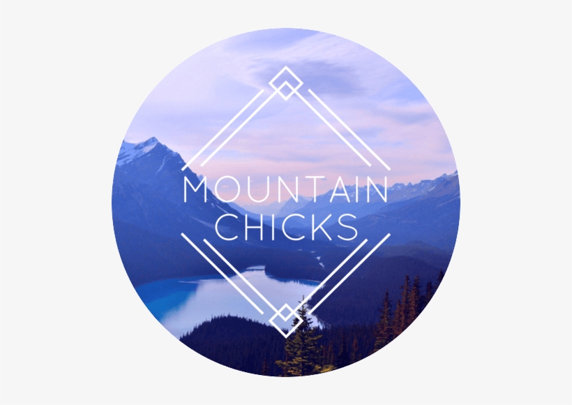 Mtn Chicks Purple Logo - Peyto Lake, transparent png
