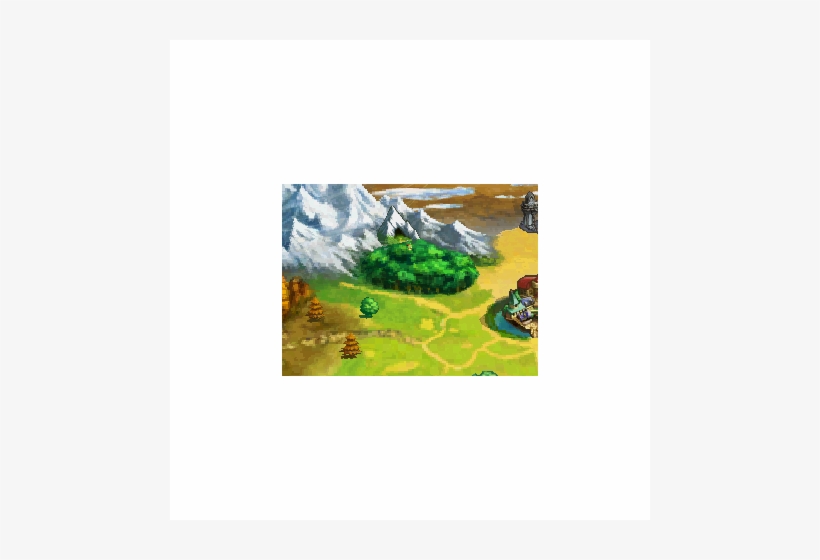 Ice Mountain On The World Map - Final Fantasy Crystal Chronicles Echoes, transparent png