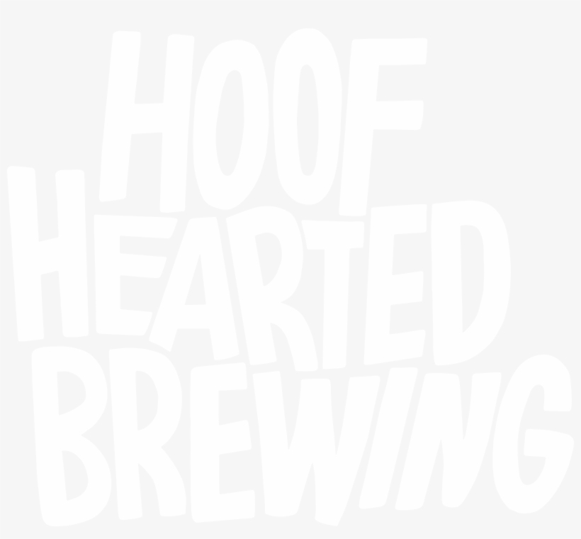 Logo-white - Hoof Hearted Brewing, transparent png