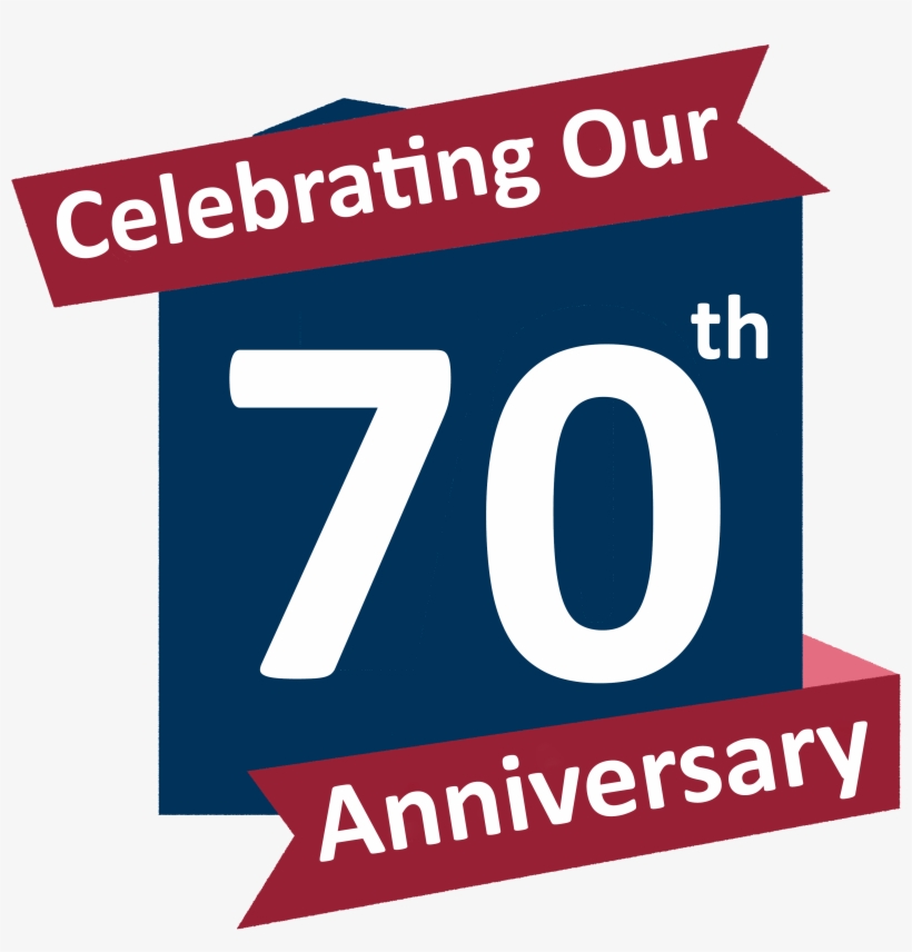 70 Anniversary Final Badge - Anniversary, transparent png