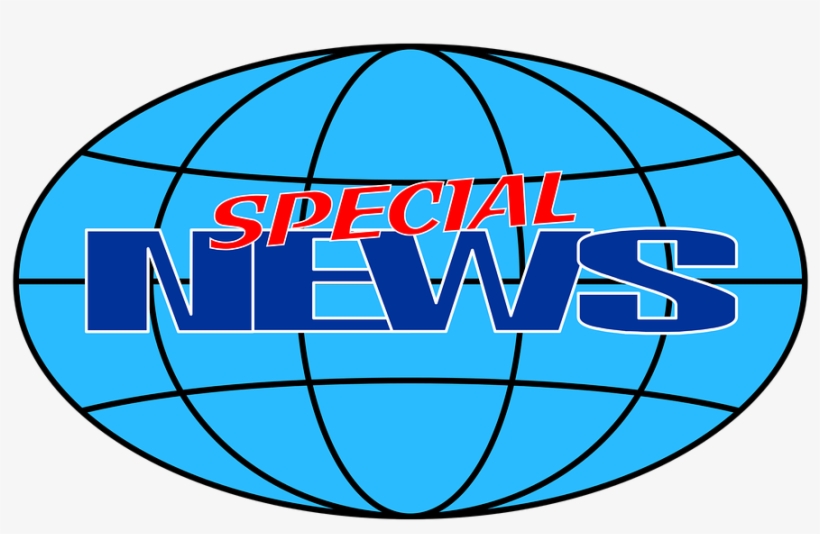 Vector, News, Coverage, Globe, World, Special, Blue - Vector Graphics, transparent png