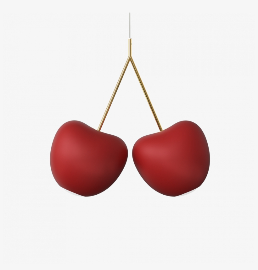 Cherry Lamp Blinks At The Concept Of Desire - Earrings, transparent png