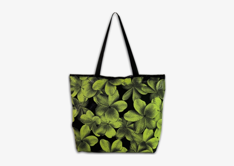 Plumeria - Plumeria - Hawaiian Print Mesh Beach Tote Bags, transparent png
