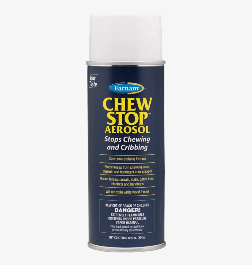5 Oz / Aerosol - Farnam Chew Stop 12.5 Oz Spray - Horse Stable Supplies, transparent png