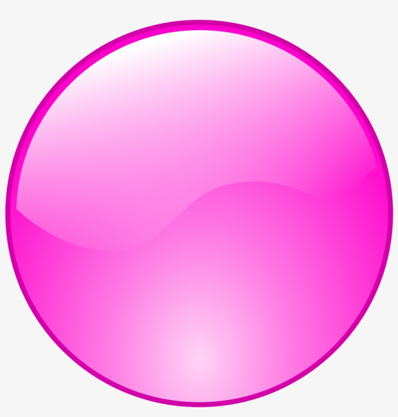 Button Icon Fuchsia - Pink Circle Icon Png, transparent png