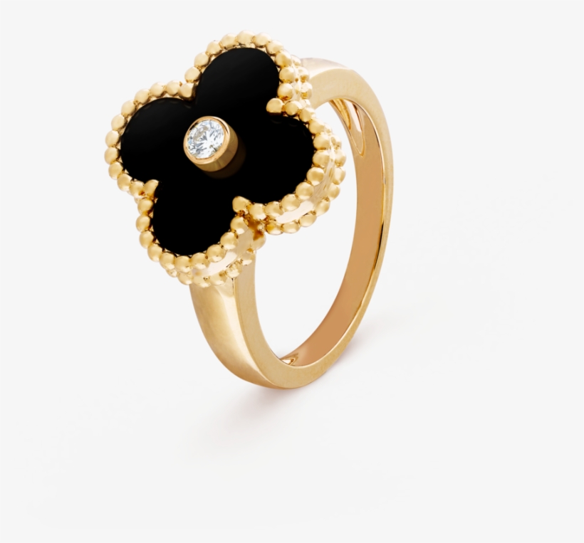 Van Cleef Green Ring, transparent png