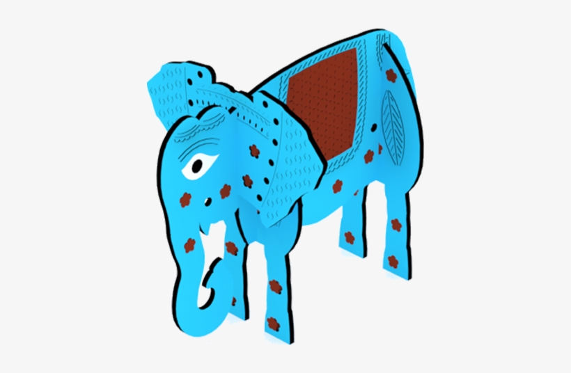 Elephant-side - Eurographics Elephant And Baby 1000-piece Puzzle, transparent png