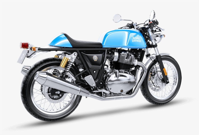 Ventura Blue Rear 3-quarter - Royal Enfield Interceptor 650, transparent png