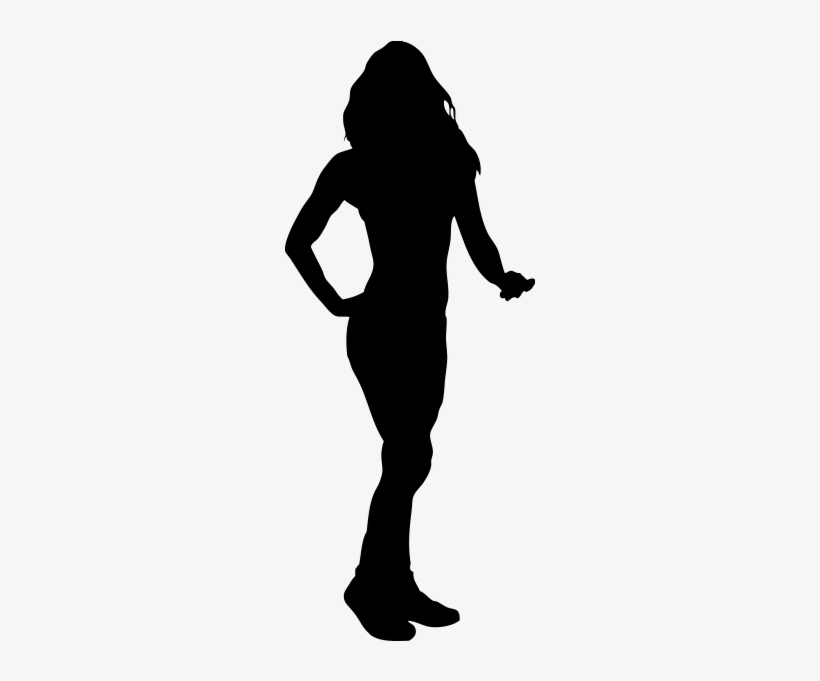 Previous - Mulher Silhouette, transparent png