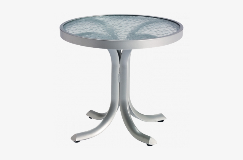Tropitone 20 In - Tropitone Aluminum Side Table, transparent png