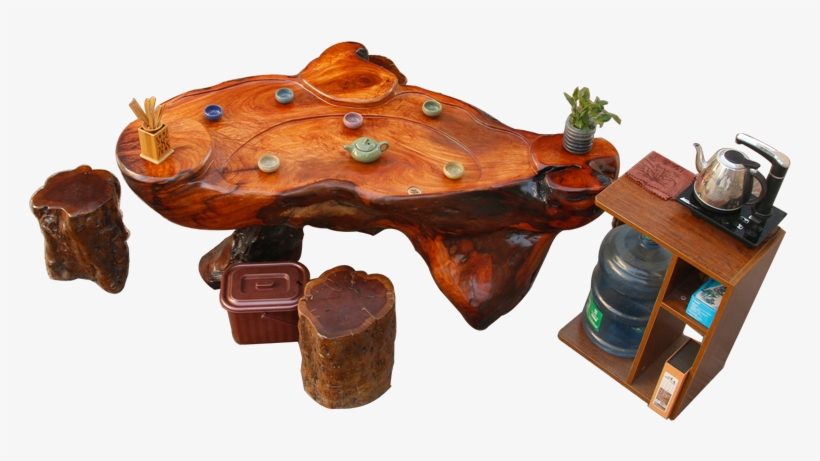 Small Root Carving Coffee Table Overall Natural Tree - Lumber, transparent png