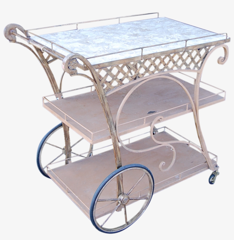Blair Tea Cart - End Table, transparent png
