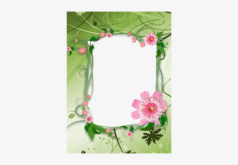 New Flower Photo Frame Free Flower Frames Android Apps - Turquoise Background, transparent png