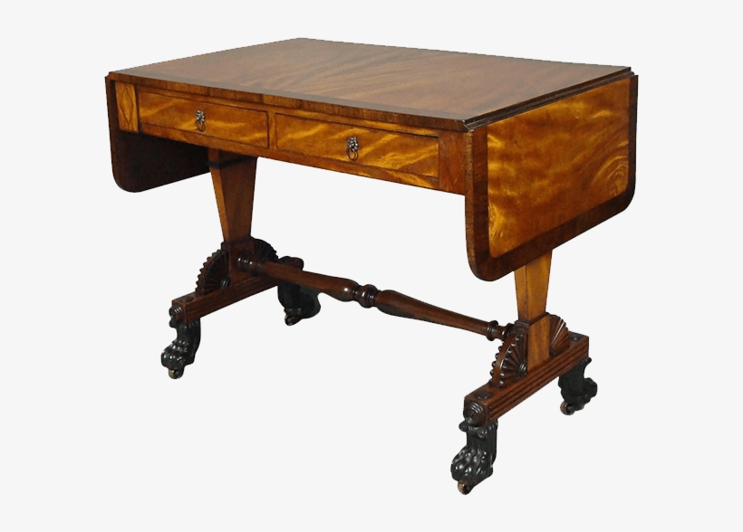 Regency Satin And Rosewood Sofa Table, In The Manner - Rosewood Sofa Table, transparent png