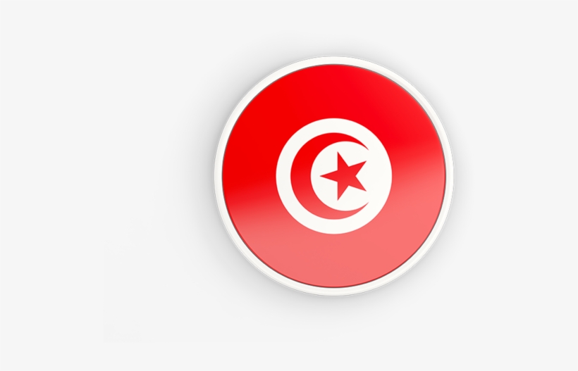 Tunisia Flag Circle Png, transparent png