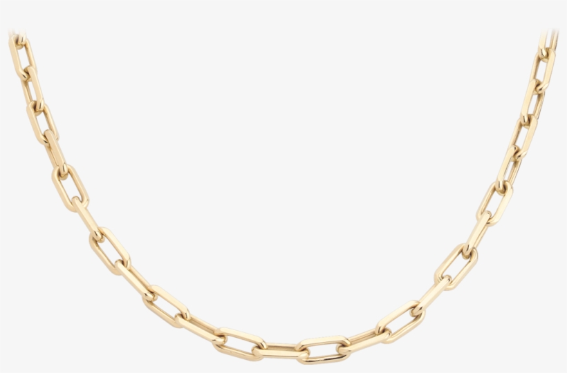 Santos De Cartier Necklaceyellow Gold - Gold Neck Chain Design, transparent png