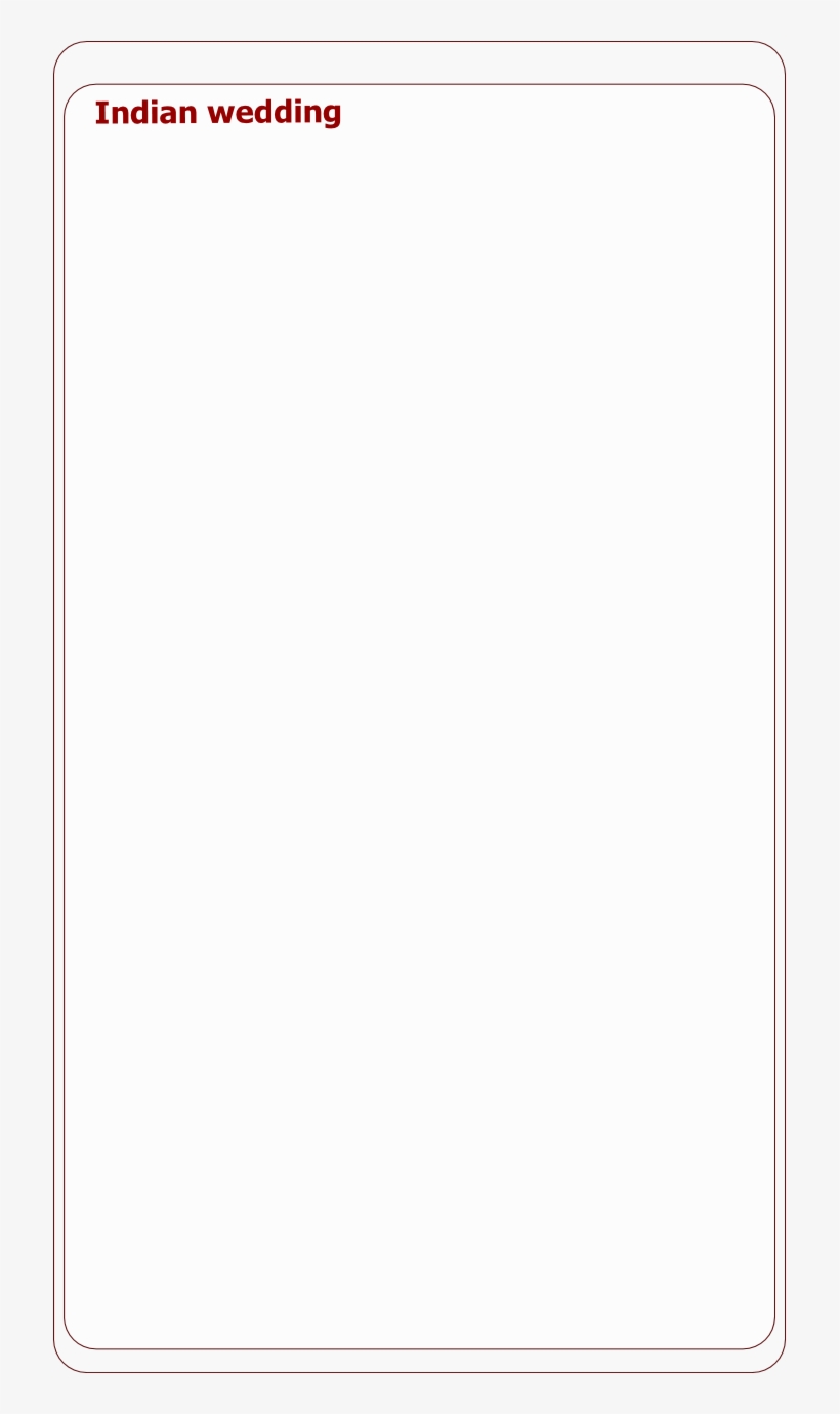 Wedding Is A Life Time Affair That Embarks A New Journey - Ivory, transparent png