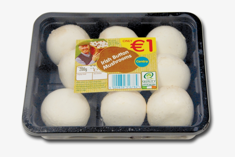 Centra Irish Button Mushrooms 200g - Mushroom, transparent png
