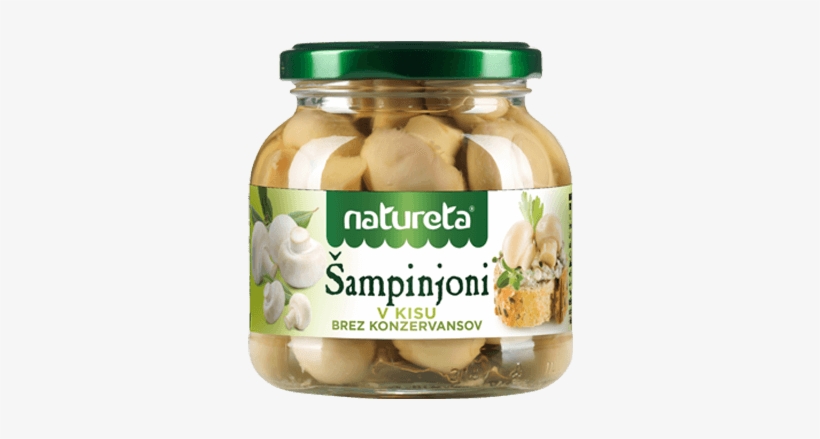 Button Mushrooms In Vinegar - Natureta, transparent png