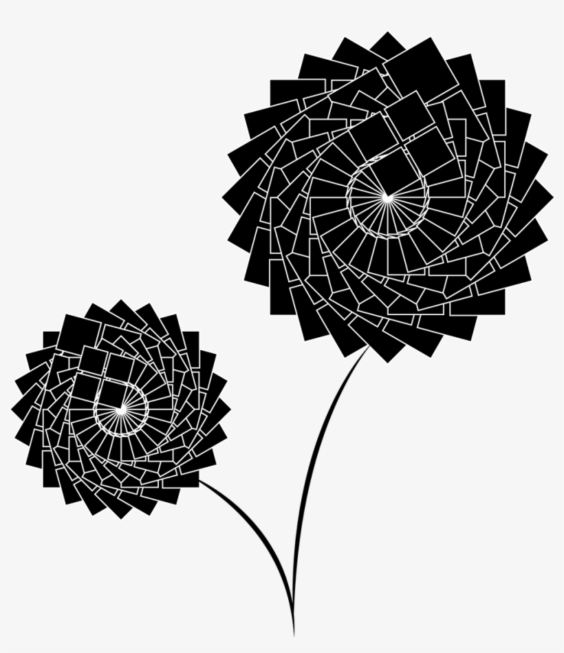 Flowers,black,flowers 2 Bunches,vector - My Religion Is Kindness Png, transparent png