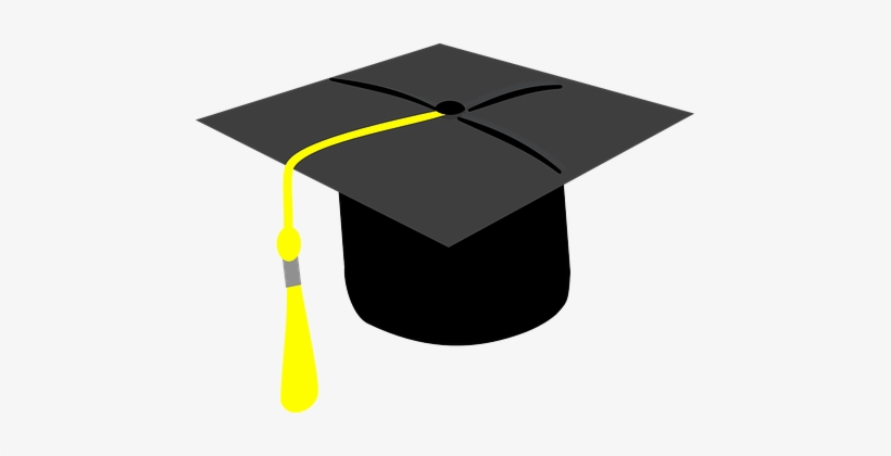 Cap, Hat, Blue Cord, Celebration - Graduation Cap Orange Tassel, transparent png