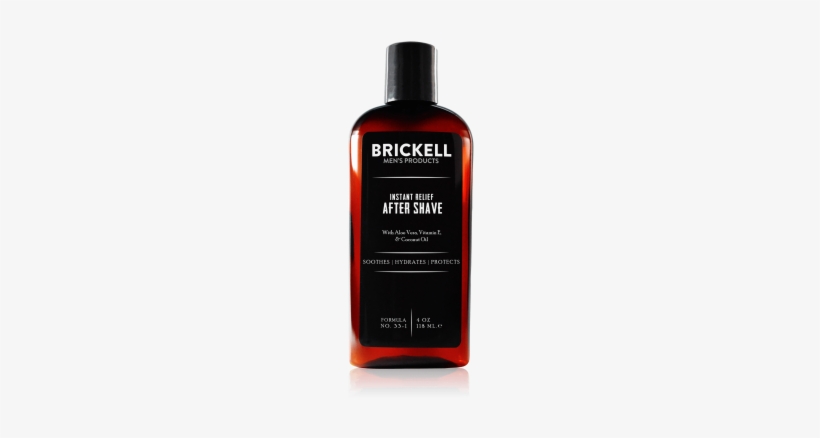 Brickell Instant Relief Aftershave 118ml, transparent png