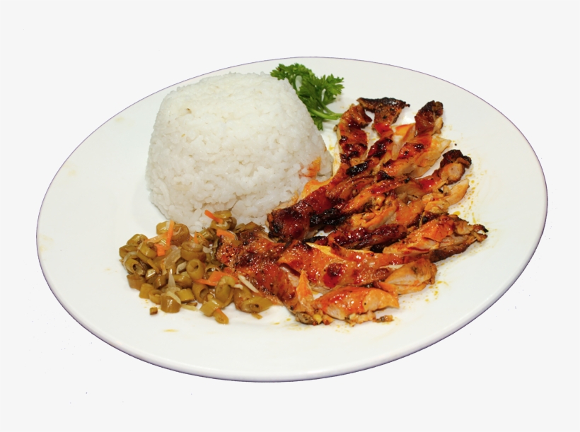 Rice And Meat Plated Png, transparent png