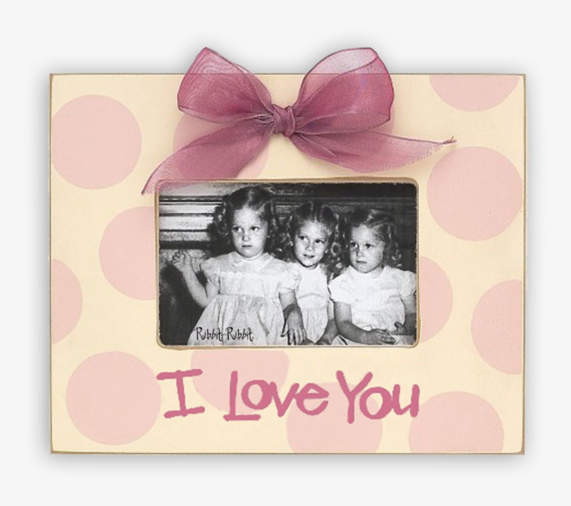 I Love You Rose - Chevron Rose Picture Frame, transparent png