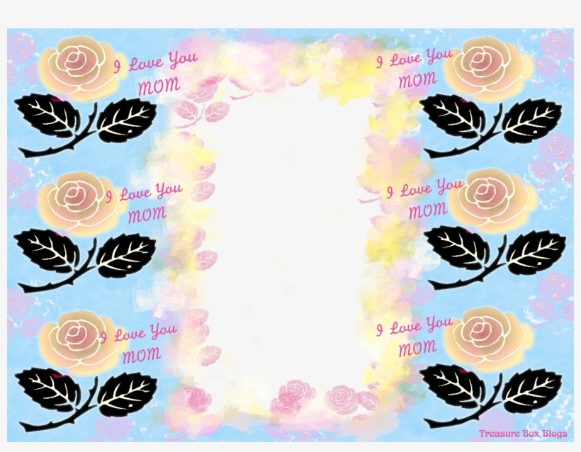 I Love You Mom - Rose Clip Art, transparent png