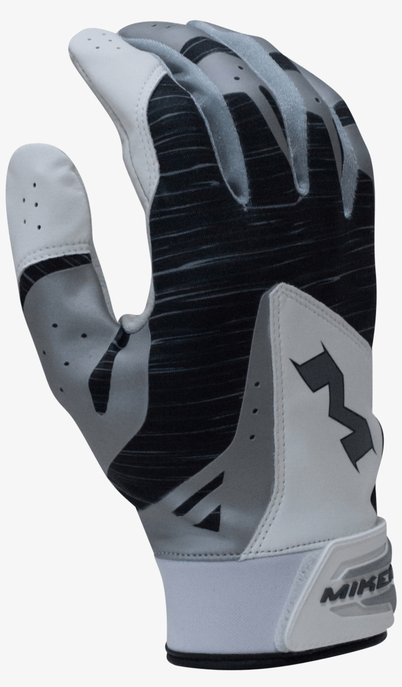 2018 Miken Pro Black Batting Gloves - Baseball & Softball Batting Gloves, transparent png