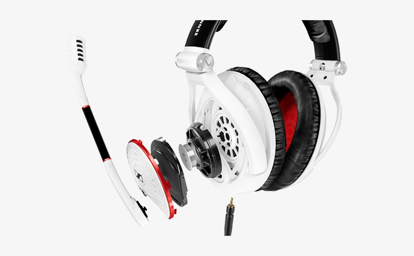 German Engineered Technology - Sennheiser G4me Zero Over-ear Headset - White, transparent png