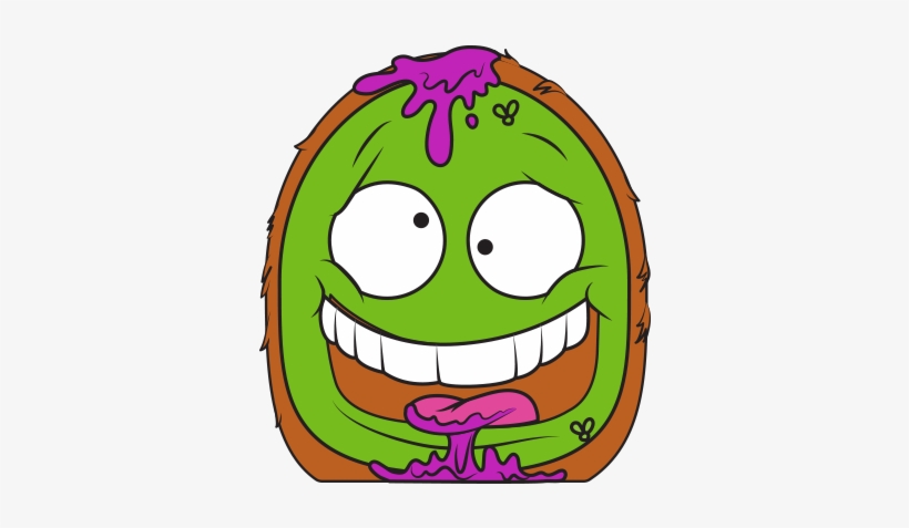 Krudkiwifruit1 - Grossery Gang Series 2 Pukey Passion Fruit, transparent png
