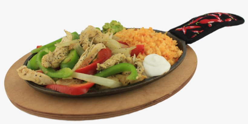 Sizzling Fajitas Choice Of Chicken, Steak Or Shrimp, - Veggie Fajitas Png, transparent png