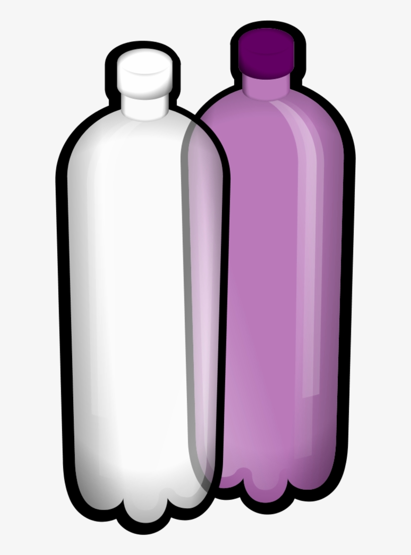 Two Bottle Bottles - Pop Bottle Clip Art, transparent png