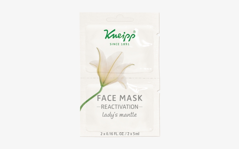 Lady's Mantle Face Mask - Kneipp Naturkosmetik Regeneration Face Mask, 2x5ml, transparent png